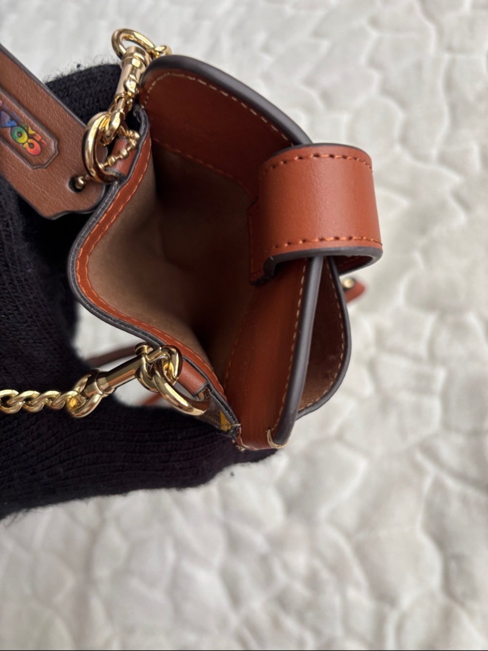 Coach Signature Rainbow Crossbody C9943 - Picture 9 of 13